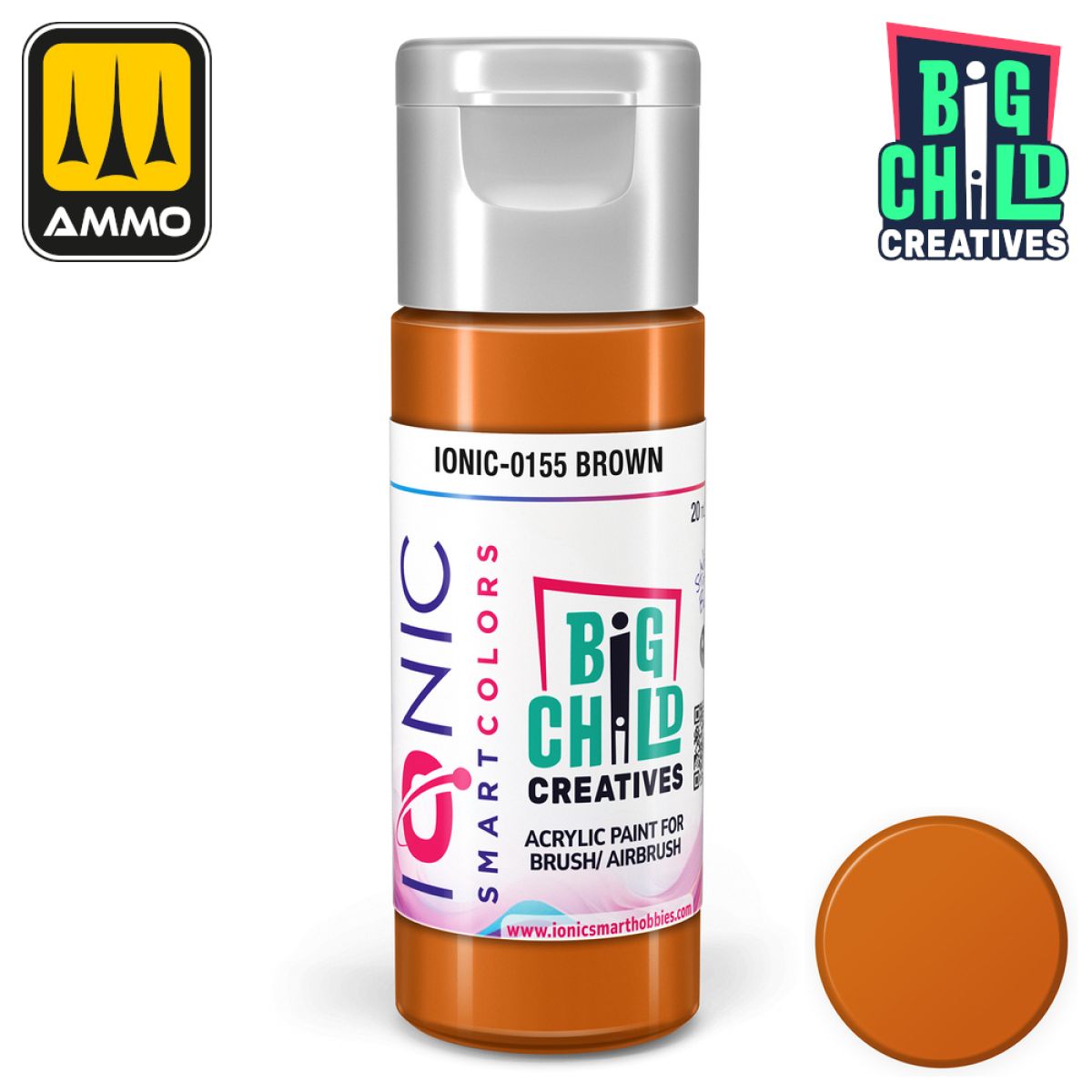 Ionic - Acrylic Paints - Light Rust 20ml