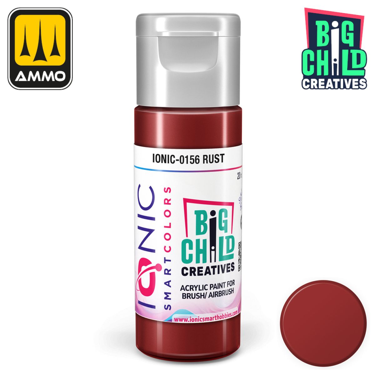 Ionic - Acrylic Paints - Rust 20ml