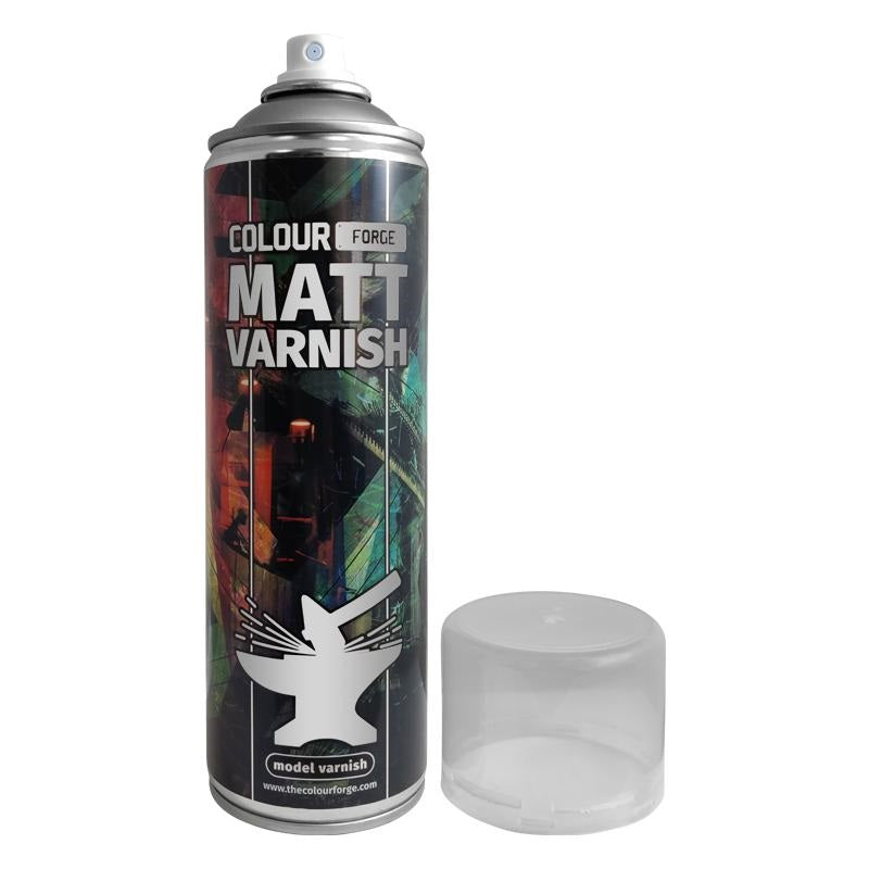 Colour Forge: Aerosol Spray Primer - Matt Varnish 500ml