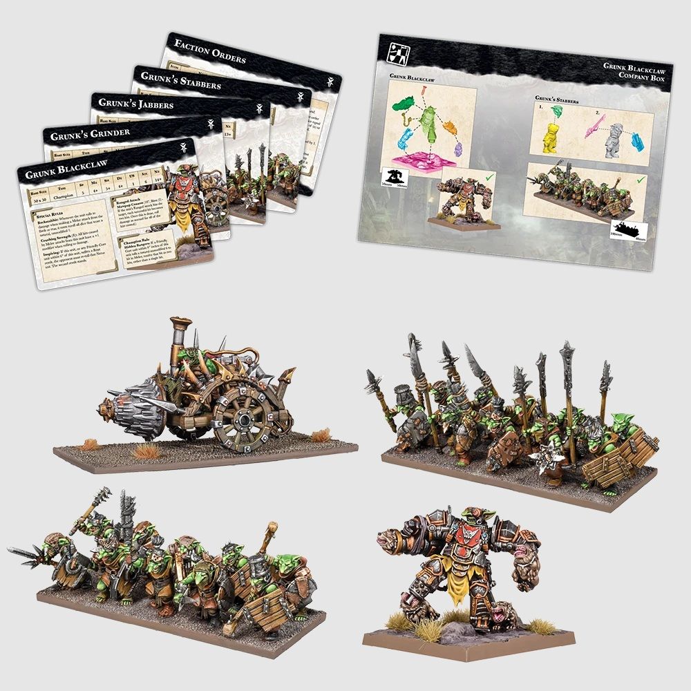 Kings of War: Champions - Grunk Blackclaw Company Box - Warhaus