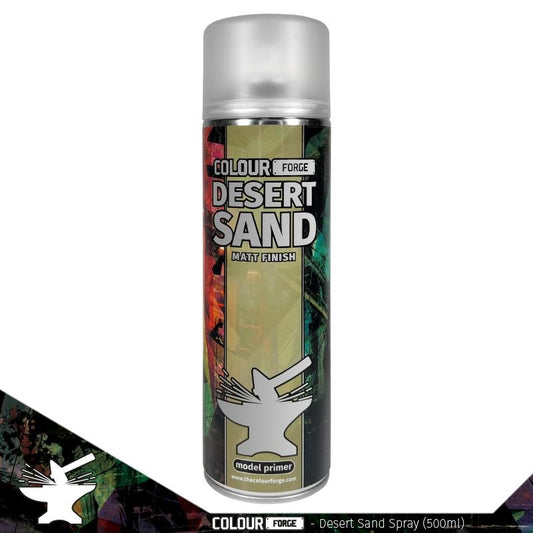 Colour Forge: Aerosol Spray Primer - Desert Sand 500ml - Warhaus