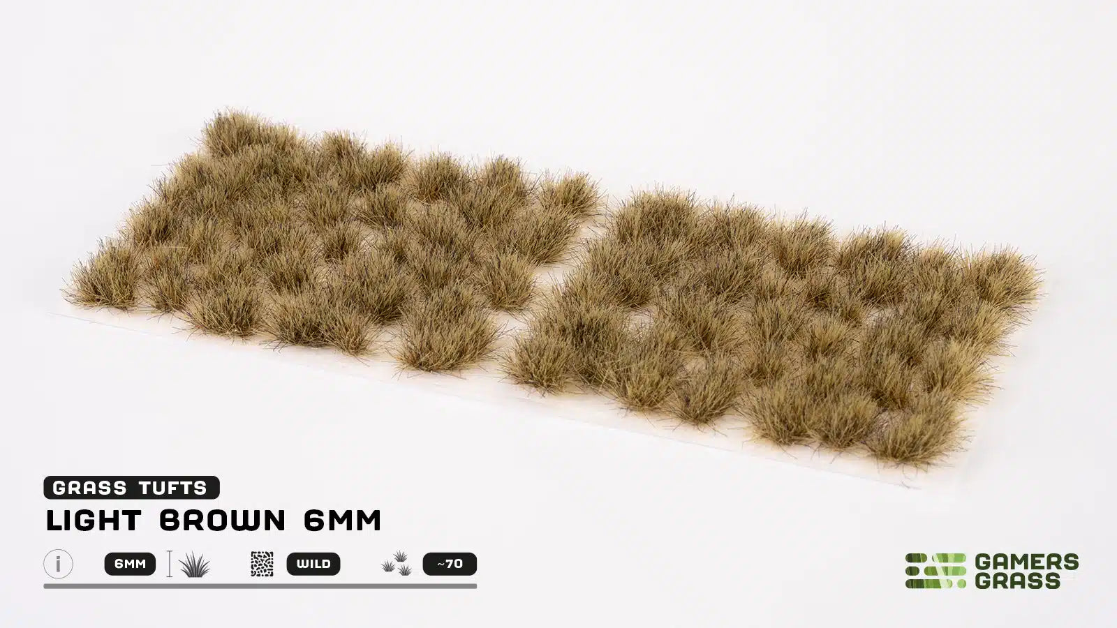 Gamers Grass: Light Brown 6mm Wild
