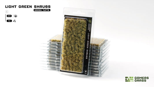 Gamer's Grass: Light Green Shrubs