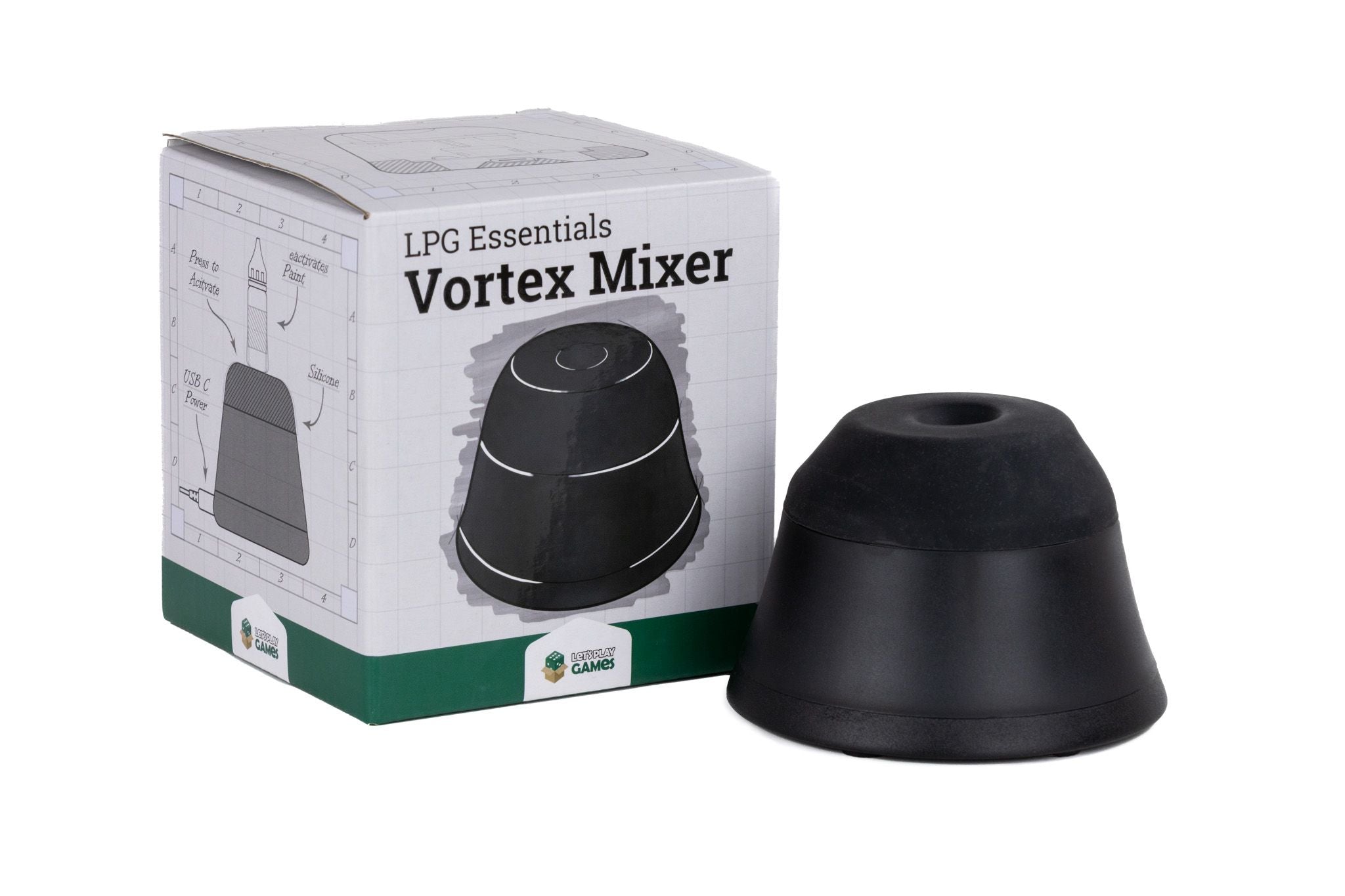 LPG Essentials Vortex Mixer - Black