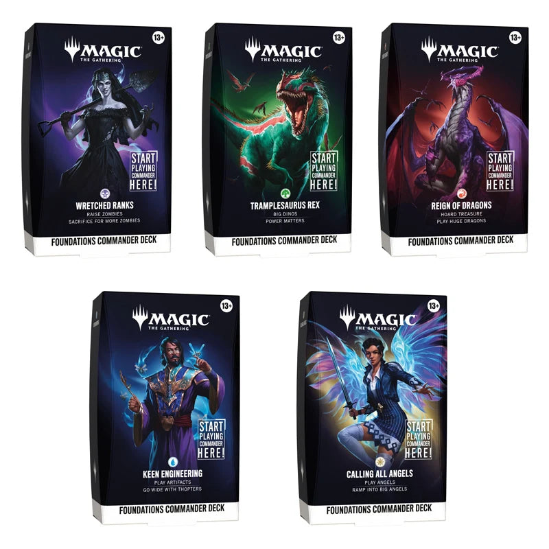 Magic Foundations - Starter Commander Deck Display