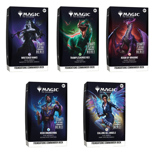 Magic Foundations - Starter Commander Deck Display