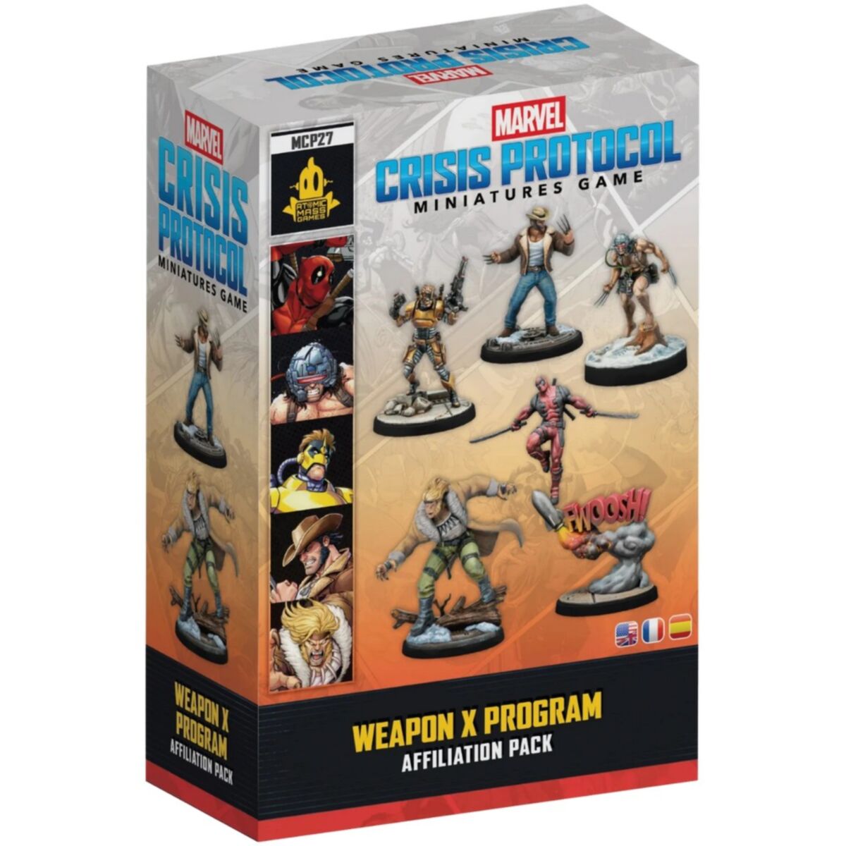 Marvel: Crisis Protocol Weapon X Affiliation Pack box