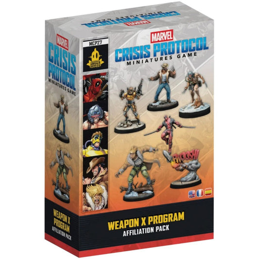 Marvel: Crisis Protocol Weapon X Affiliation Pack box