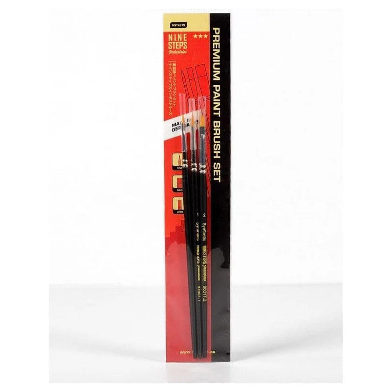 Ninesteps: Premium Paint Brush Set
