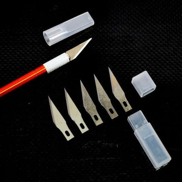 Ninesteps: Premium Hobby Knife with 5 Spare Blades