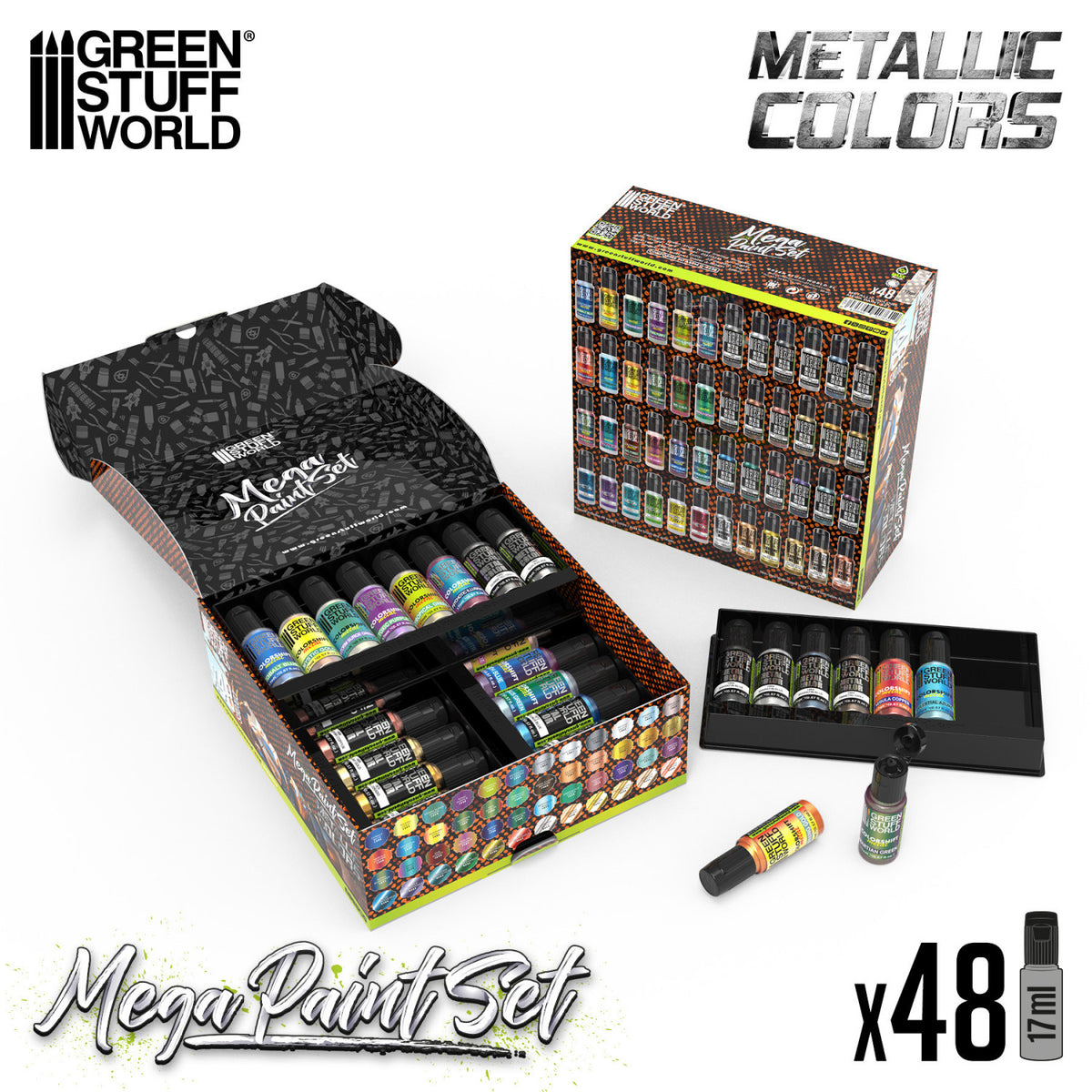 Green Stuff World: Metallics Mega Paint Set