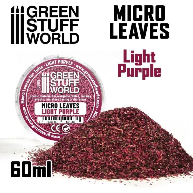 Green Stuff World: Micro Leaves - Light Purple Mix