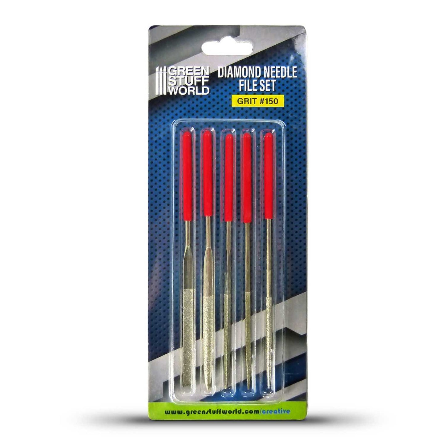 Green Stuff World: Diamond Needle Files Set - Grit 150