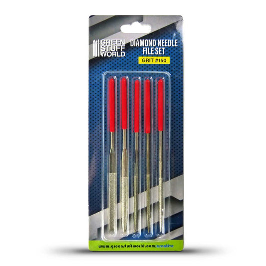 Green Stuff World: Diamond Needle Files Set - Grit 150