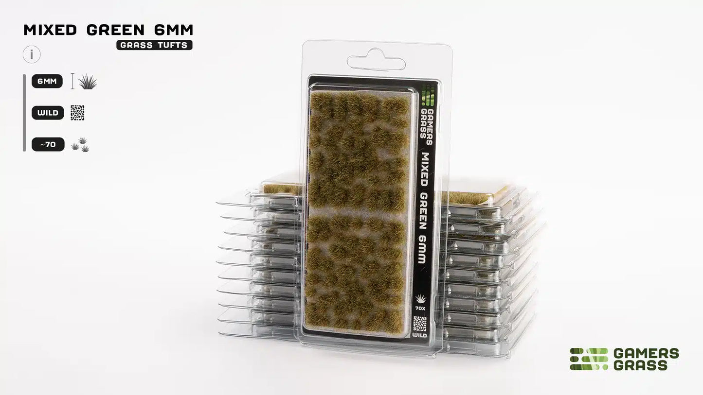Gamers Grass: Mixed Green 6mm Wild - Warhaus