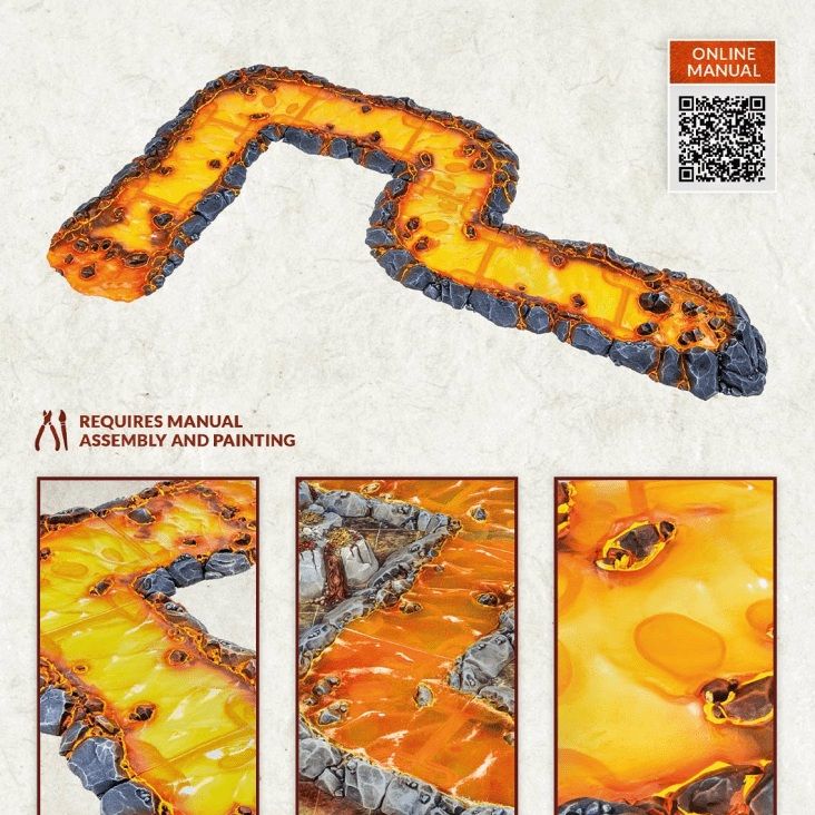 Dungeons & Lasers: Expansion Bits - Modular Lava