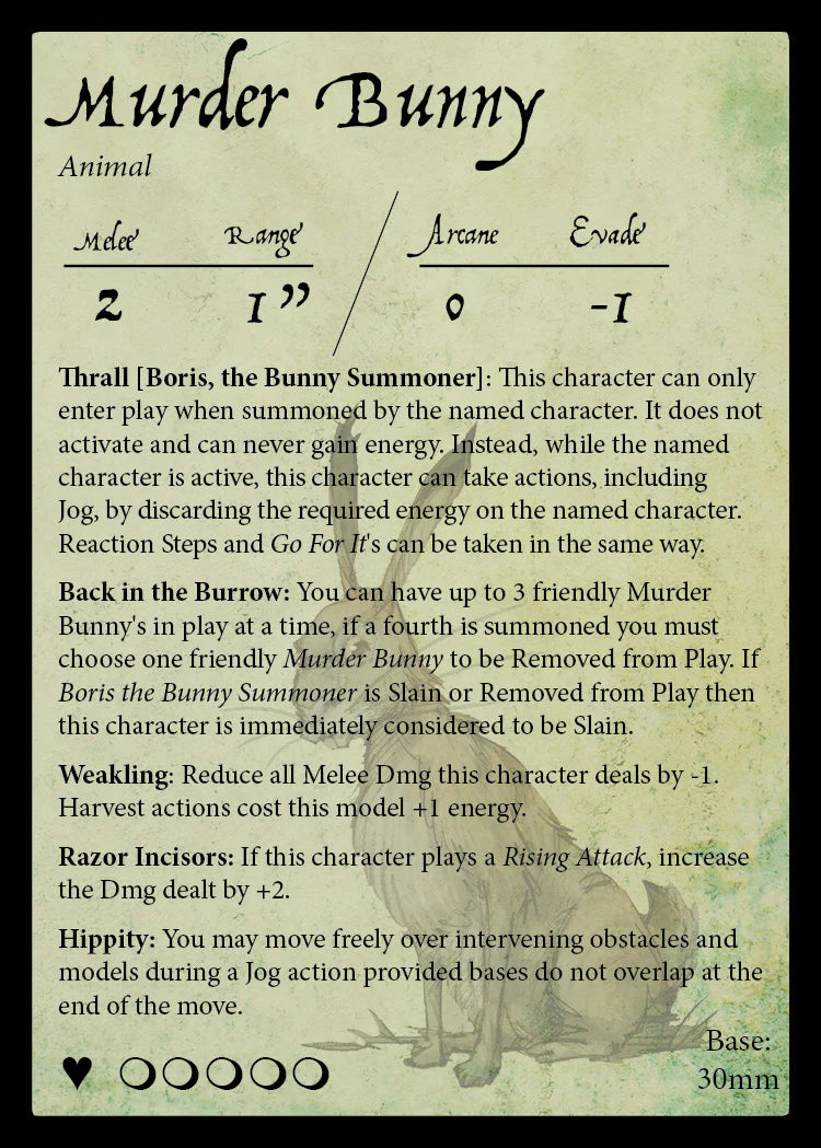 Moonstone: Boris the Bunny Summoner
