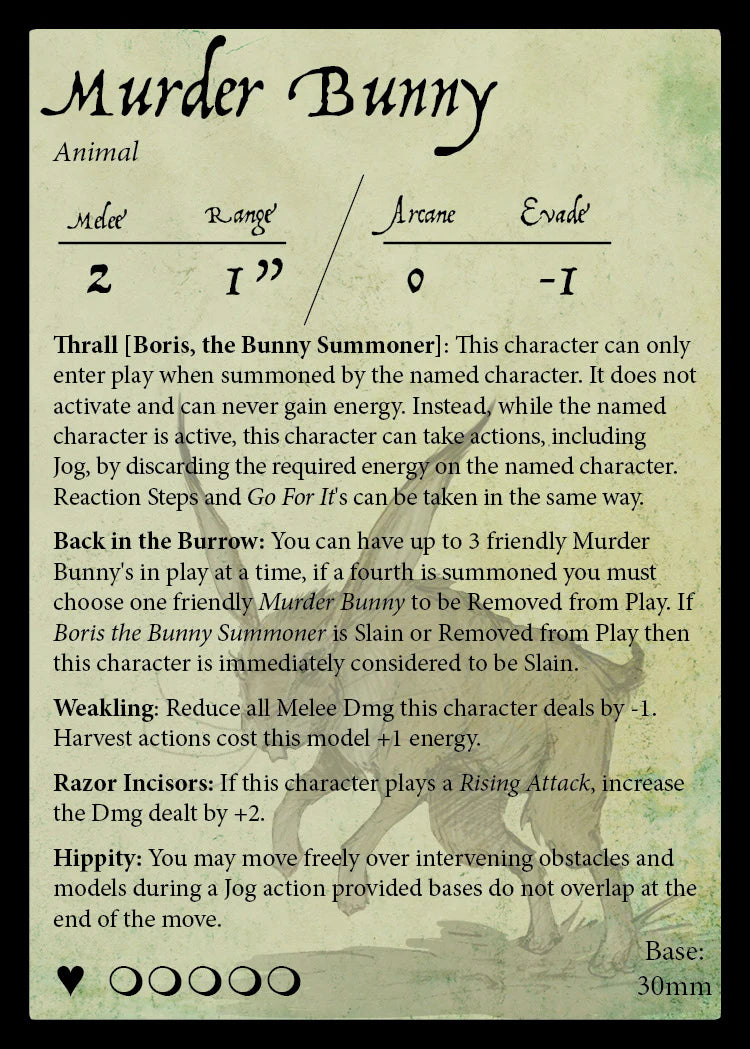 Moonstone: Boris the Bunny Summoner