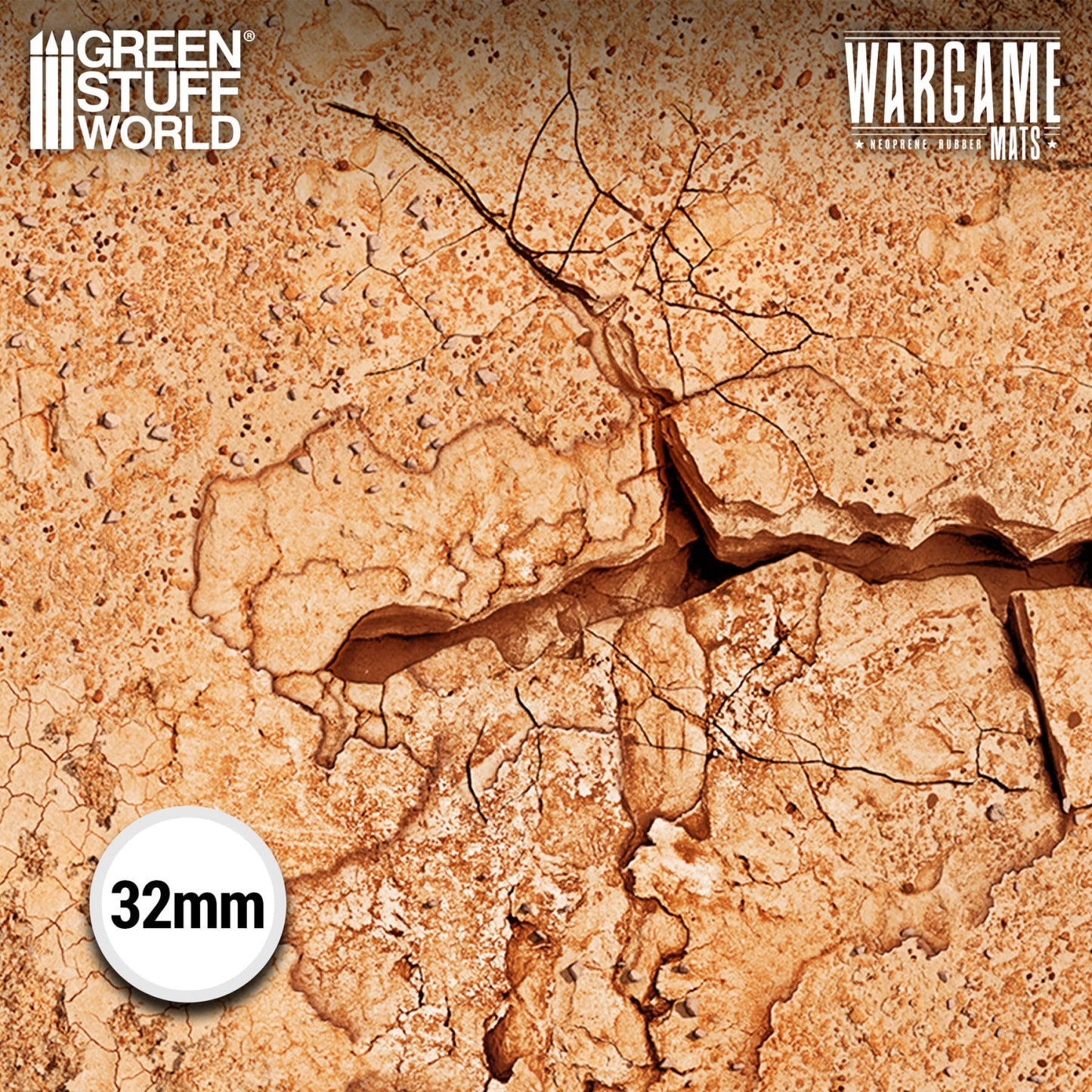 Green Stuff World: Neoprene Mat 4x6' Dreadrock Badlands (120x180cm)