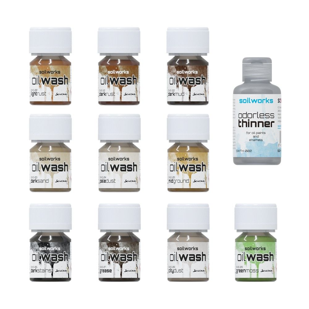 Scale 75: Soilworks - Washes - Oilwash Collection