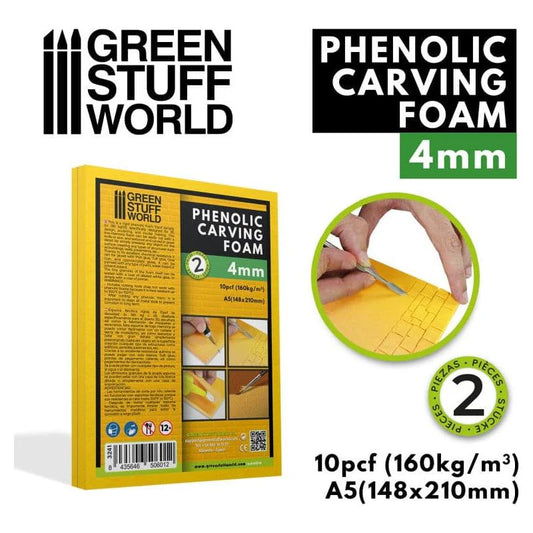 Green Stuff World: Phenolic Carving Foam 4mm - A5 size