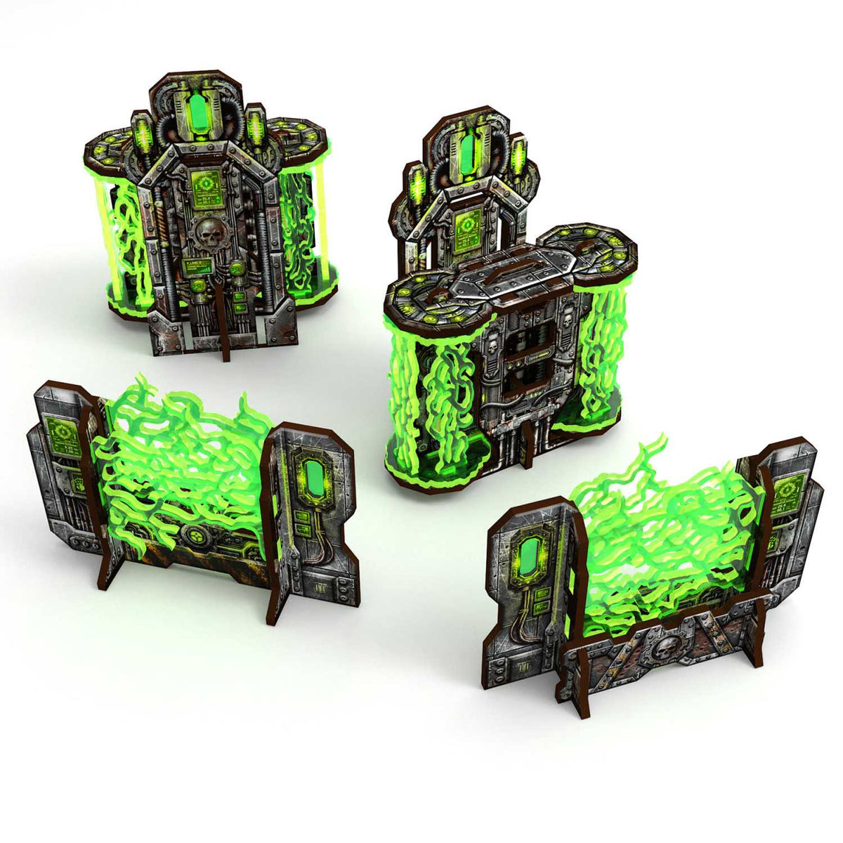 Green Stuff World: Pre-painted Plasma Walls and Cogitator Relay Tower 11th edition