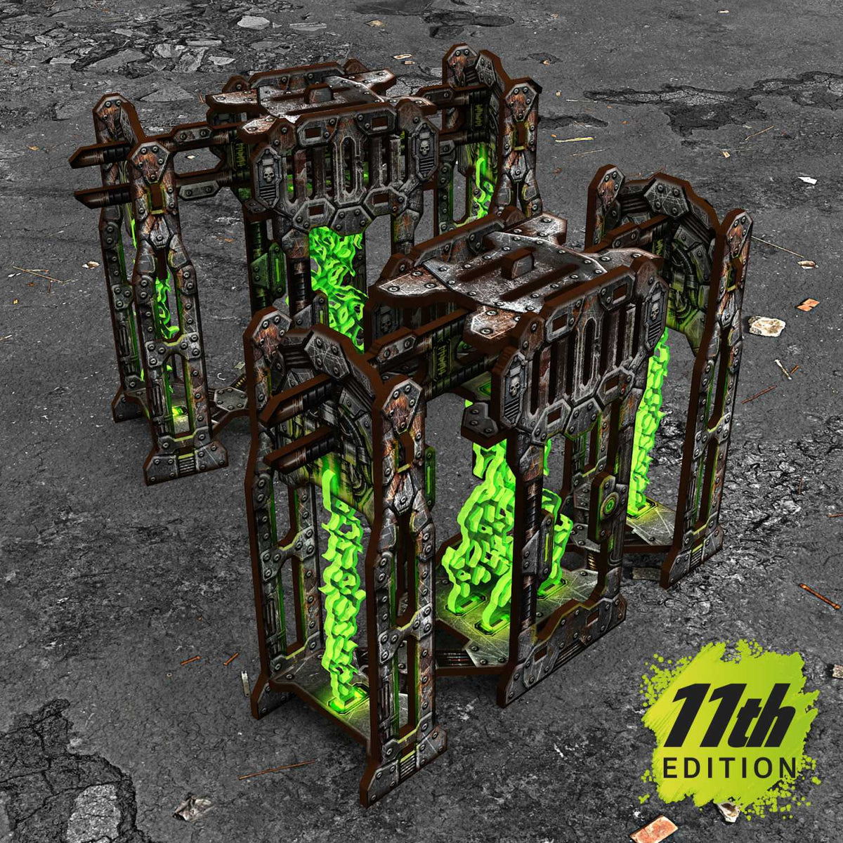 Green Stuff World: Pre-Painted Power Towers 11th Edition