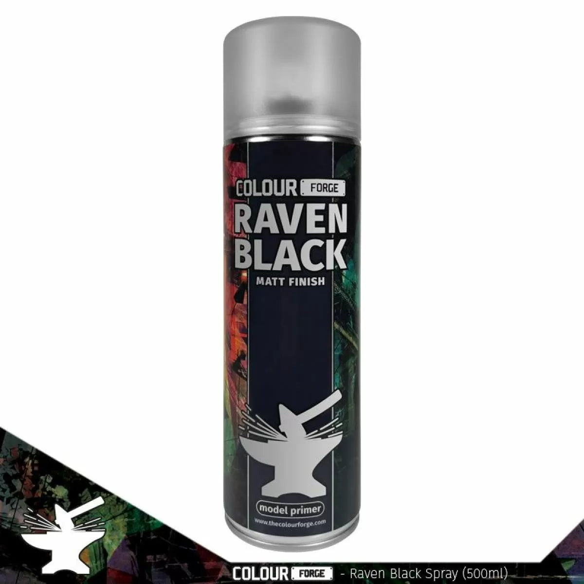 Colour Forge Spray - Raven Black 500ml