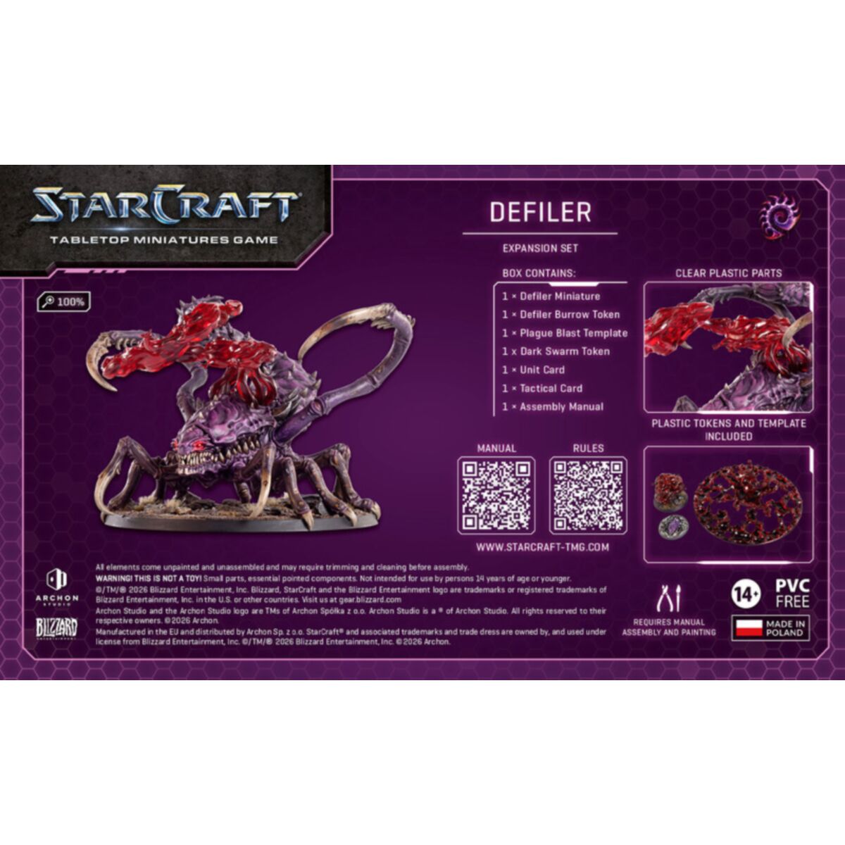 Starcraft Miniatures Games: Zerg - Defiler - product view 5