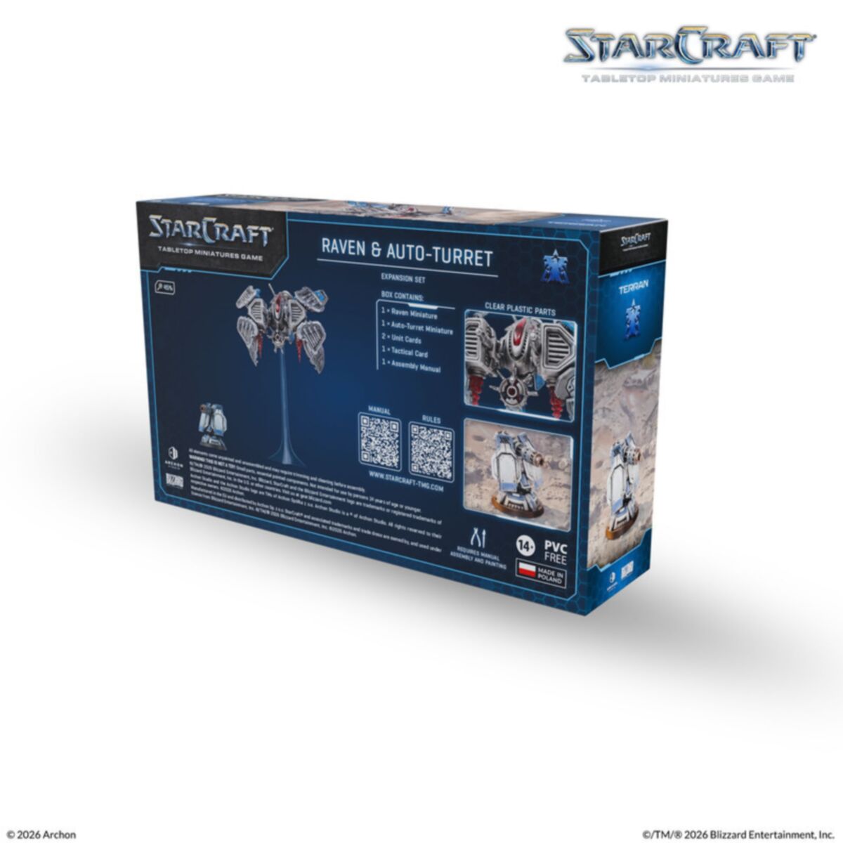 Starcraft Miniatures Games: Terran - Raven - product view 2