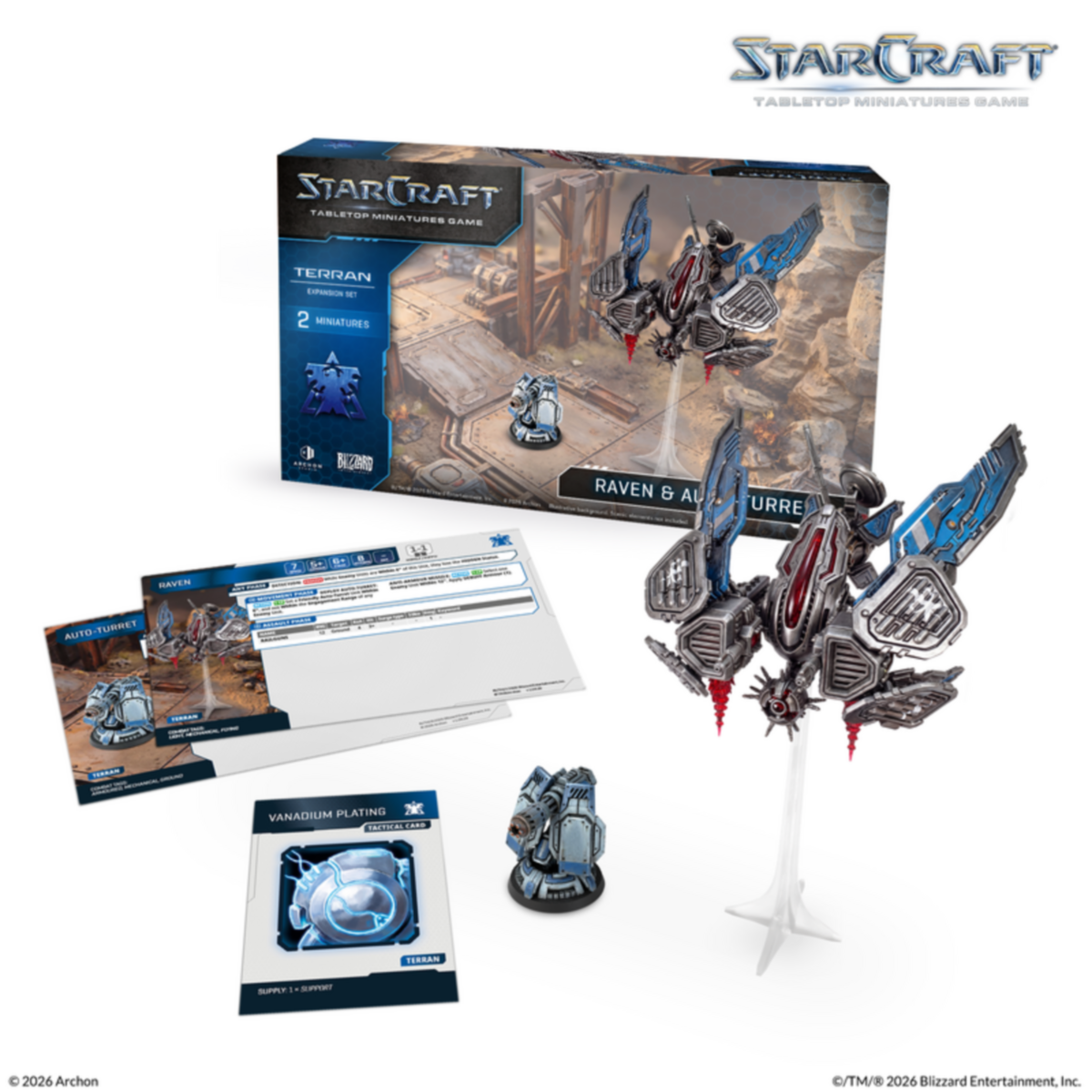Starcraft Miniatures Games: Terran - Raven - product view 3