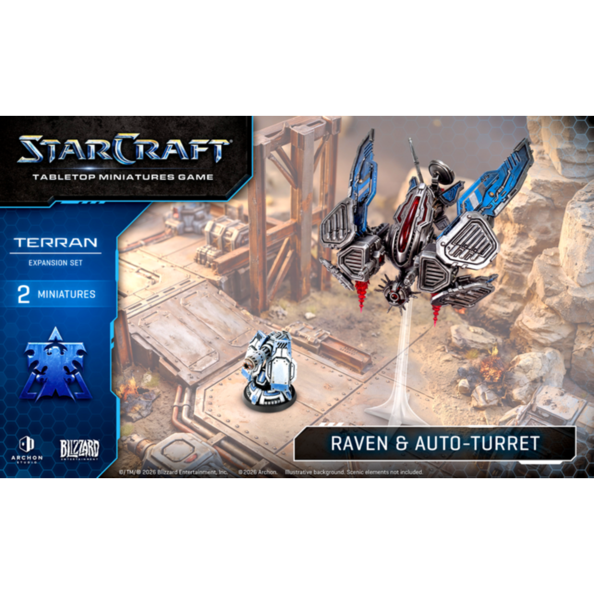Starcraft Miniatures Games: Terran - Raven - product view 4
