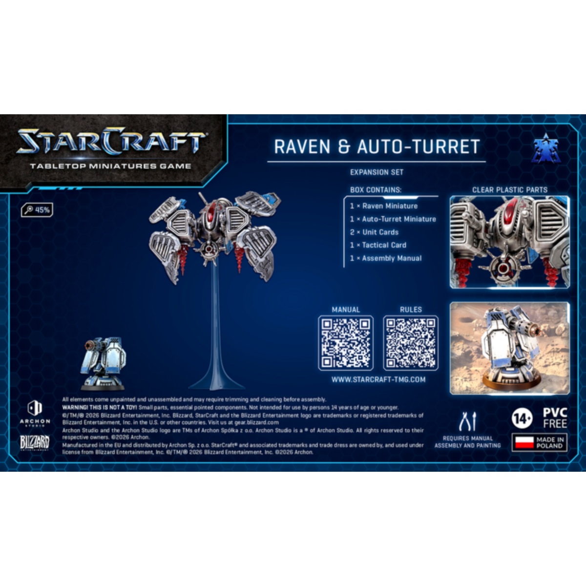 Starcraft Miniatures Games: Terran - Raven - product view 5