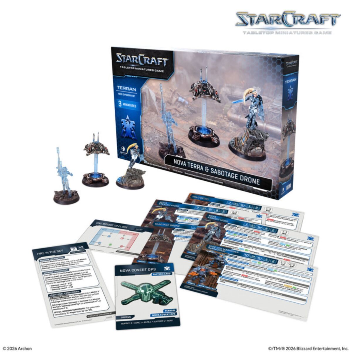 Starcraft Miniatures Games: Terran - Nova Terra - product view 2