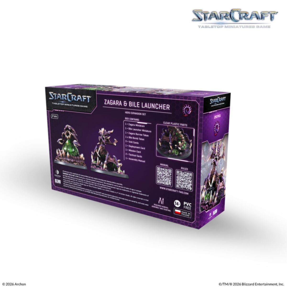 Starcraft Miniatures Games: Zerg - Zagara - product view 2