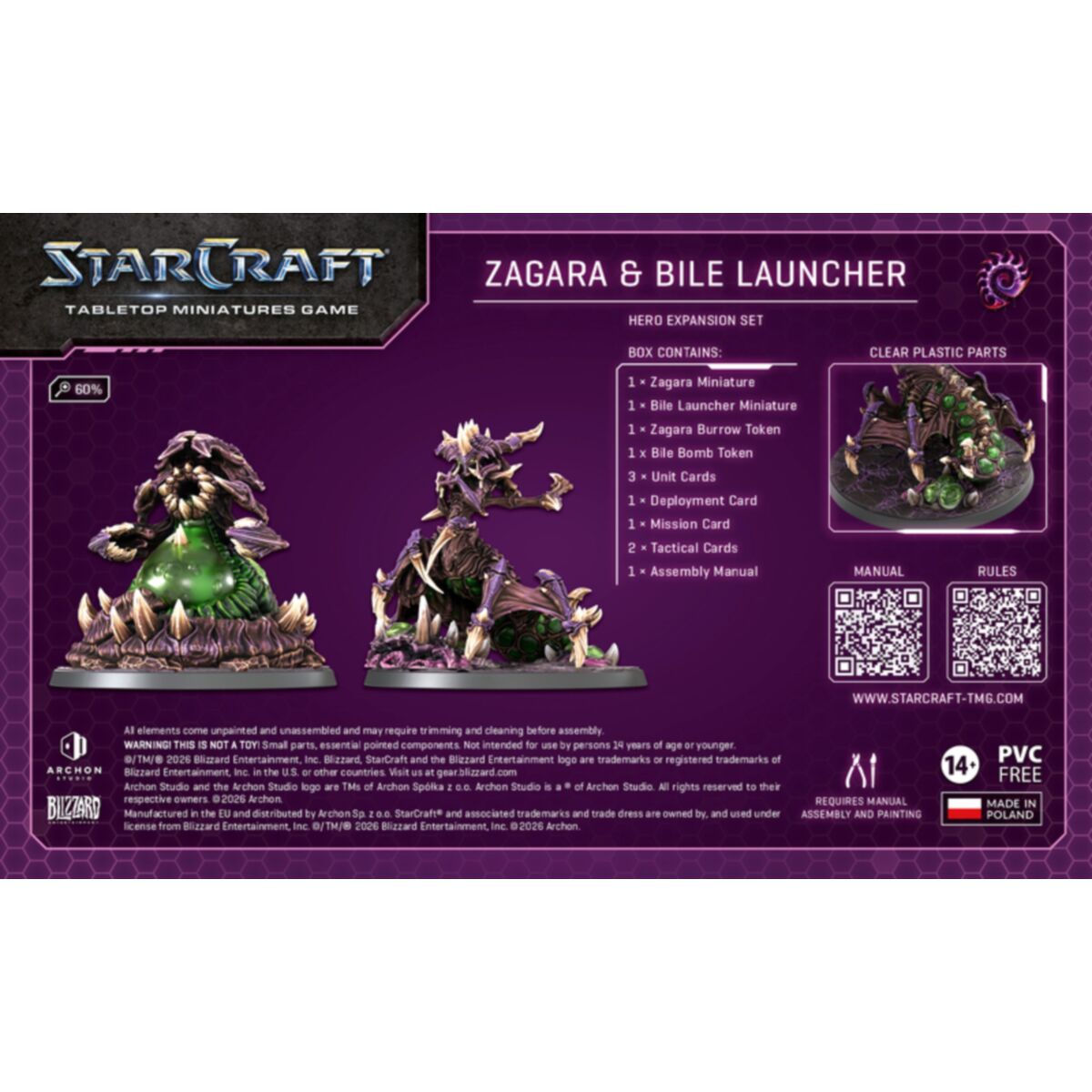 Starcraft Miniatures Games: Zerg - Zagara - product view 4