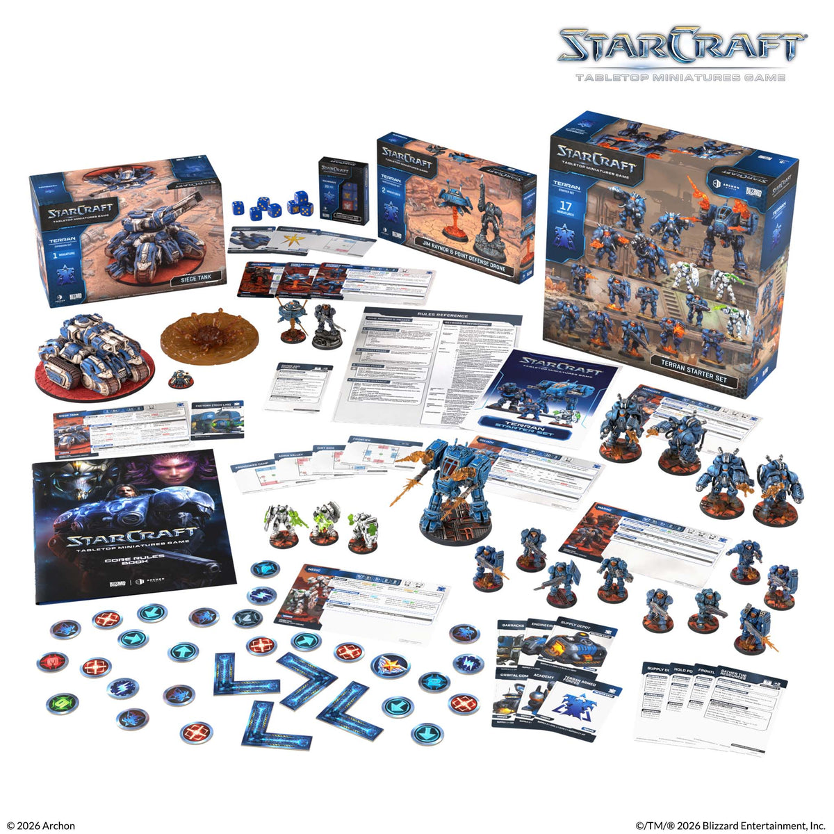Starcraft Miniatures Games: Terran Bundle