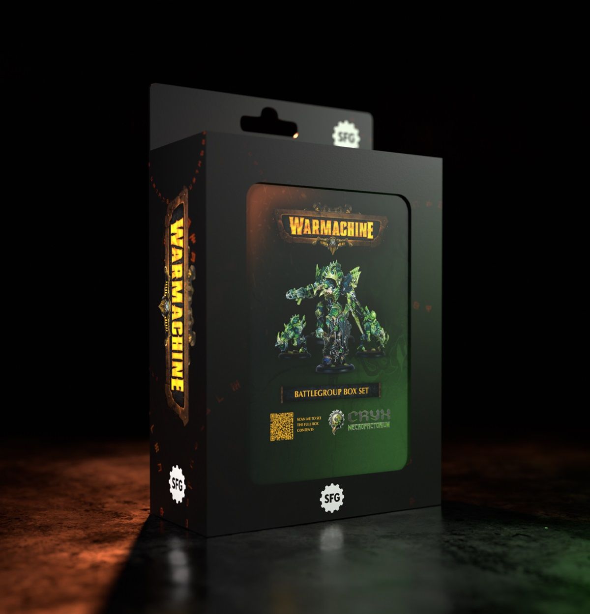 Warmachine: Cryx Necrofactorium Battlegroup Box