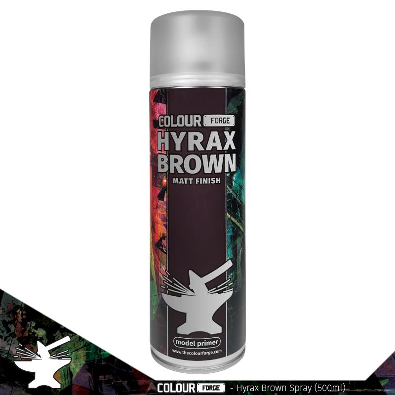 Colour Forge: Aerosol Spray Primer - Hyrax Brown 500ml - Warhaus