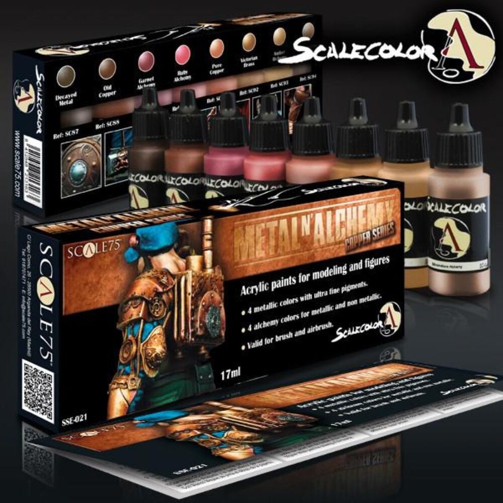 Scale 75: Scalecolor - Metal n' Alchemy - Copper Series Paint Set - Warhaus