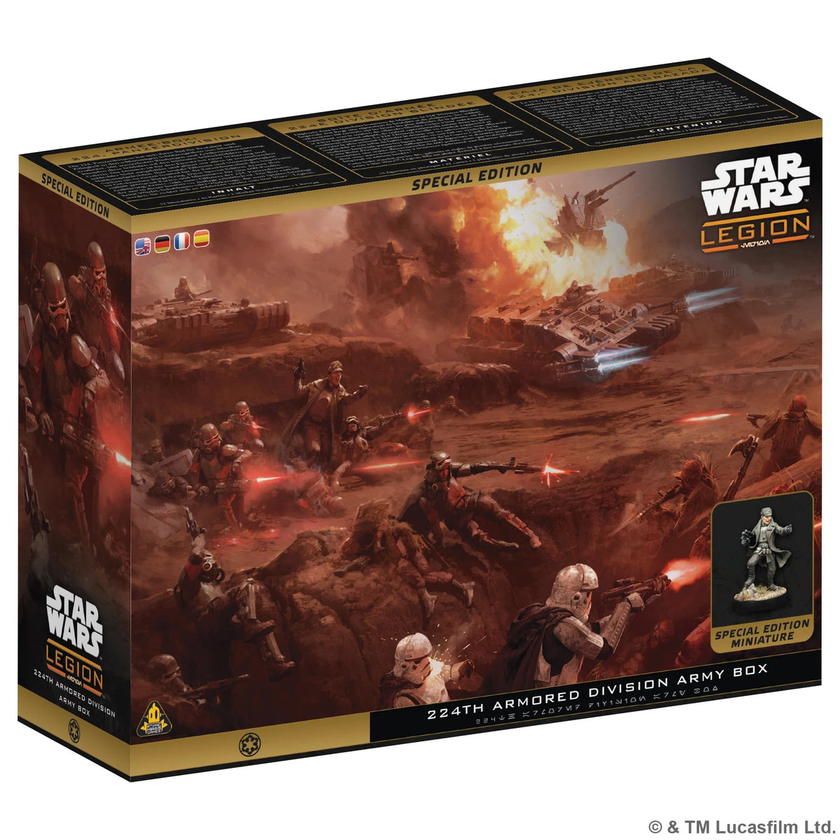 Star Wars: Legion Mimban 224th Mudtrooper Special Edition Army Box front