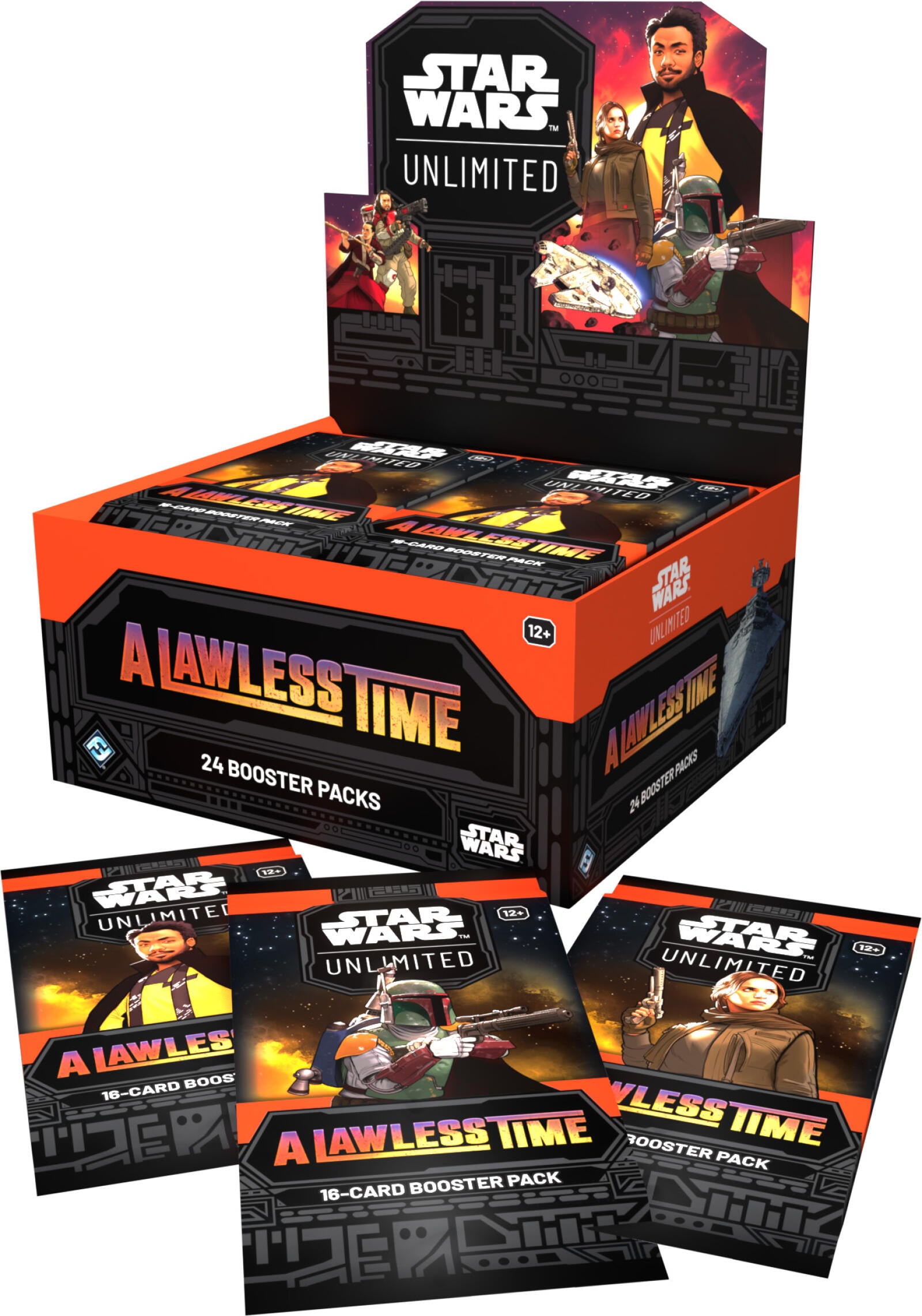 Star Wars Unlimited - A Lawless Time Booster Display