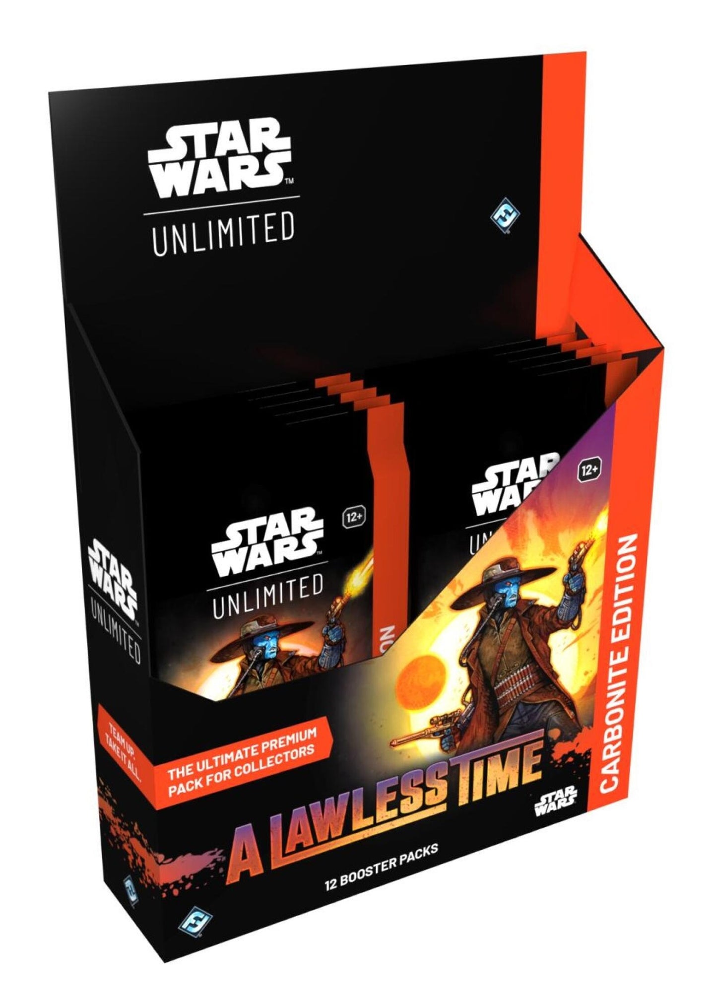 Star Wars Unlimited - A Lawless Time Carbonite Booster Display