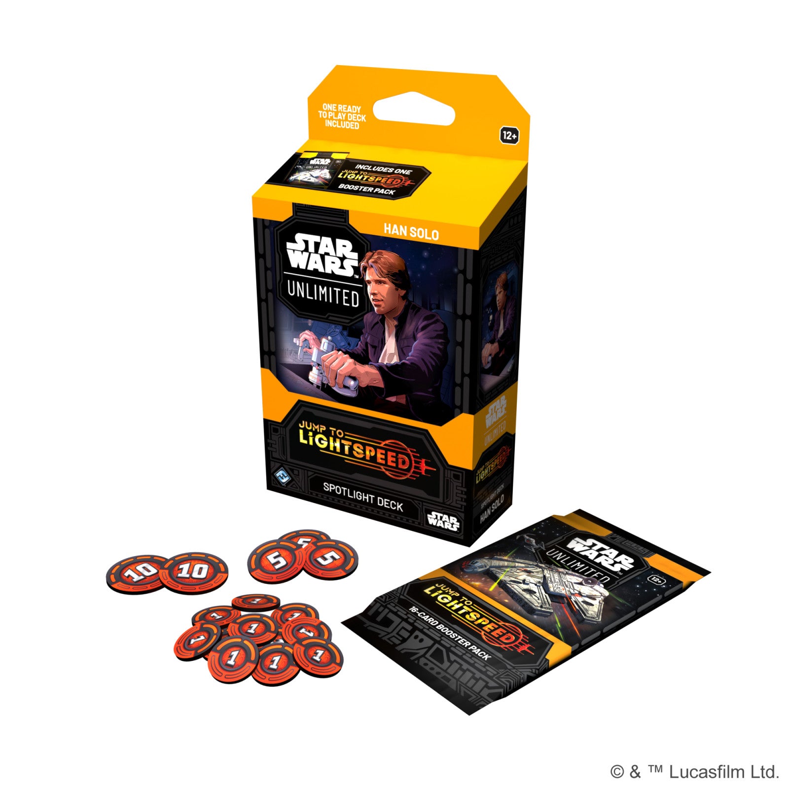 Star Wars Unlimited - Jump to Lightspeed Spotlight Deck Display