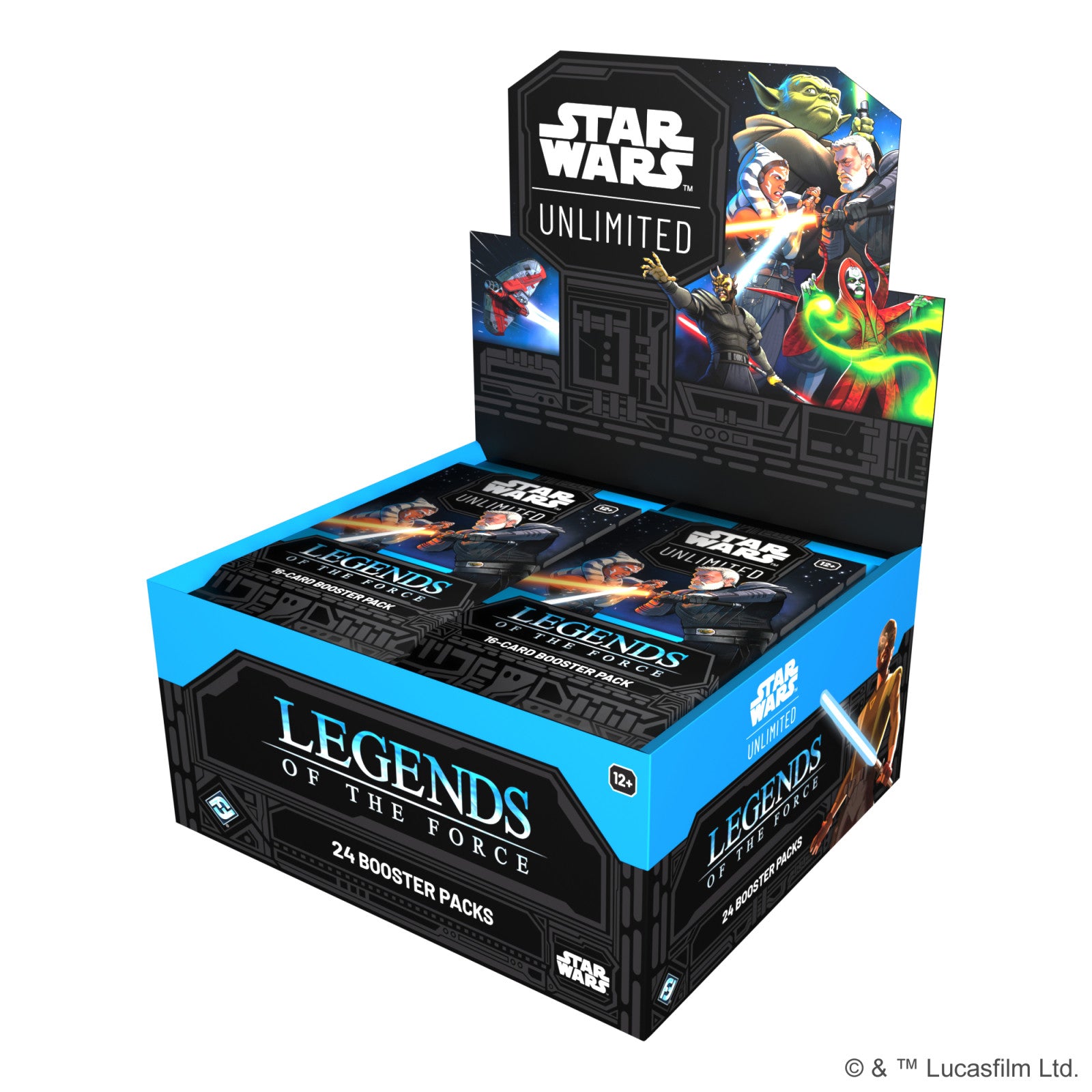 Star Wars Unlimited - Legends of the Force Booster Display