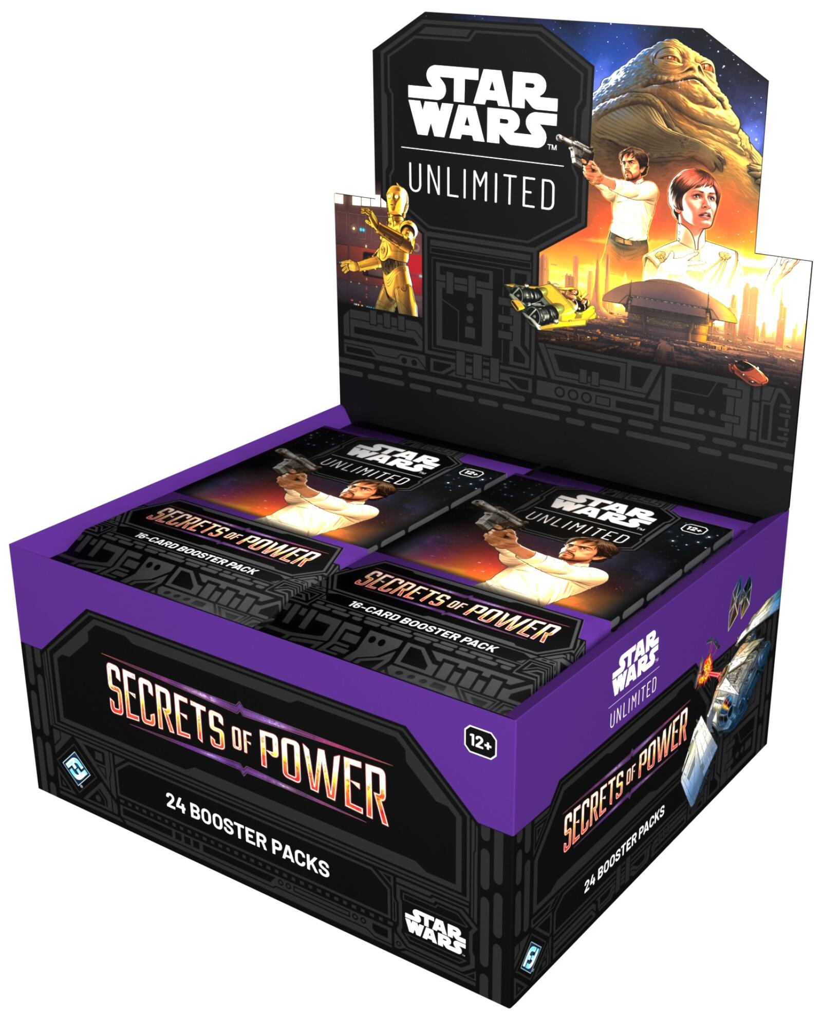 Star Wars Unlimited - Secrets of Power Booster Display