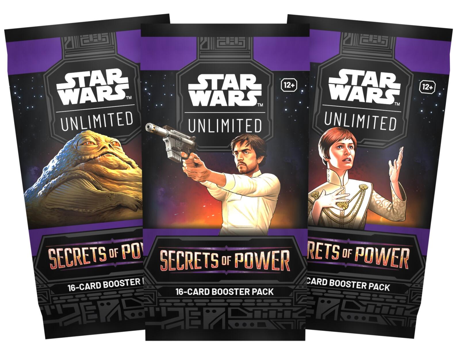 Star Wars Unlimited - Secrets of Power Booster Display