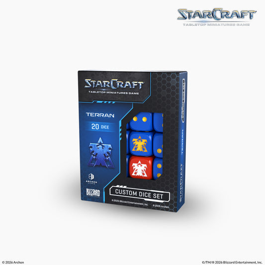 Starcraft Terran Custom Dice Set - 20 faction dice