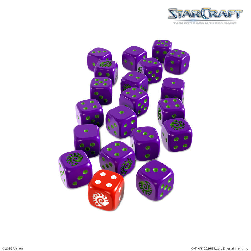 Starcraft Zerg Custom Dice Set - product view 2