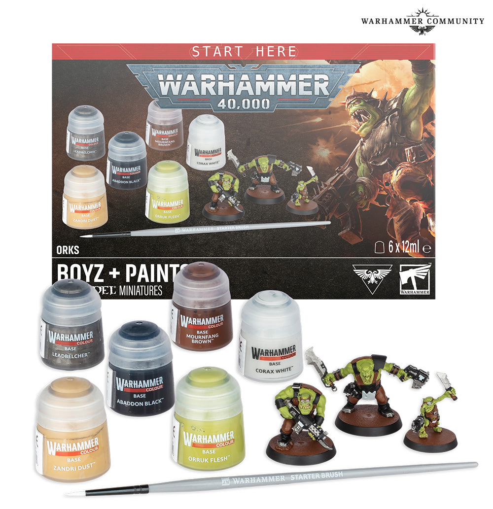 Orks: Boyz + Paints